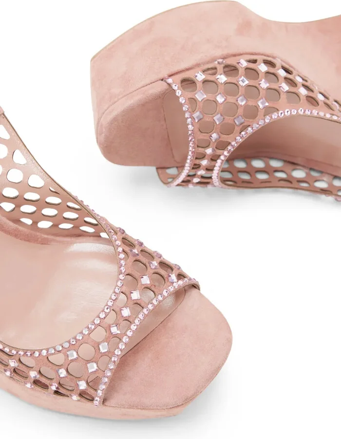 125mm Crystal-Embellished Sandals - Image 4