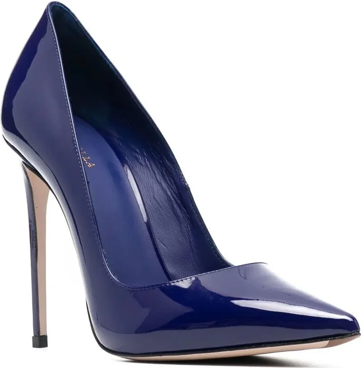 125mm Eva patent leather pumps - Image 2