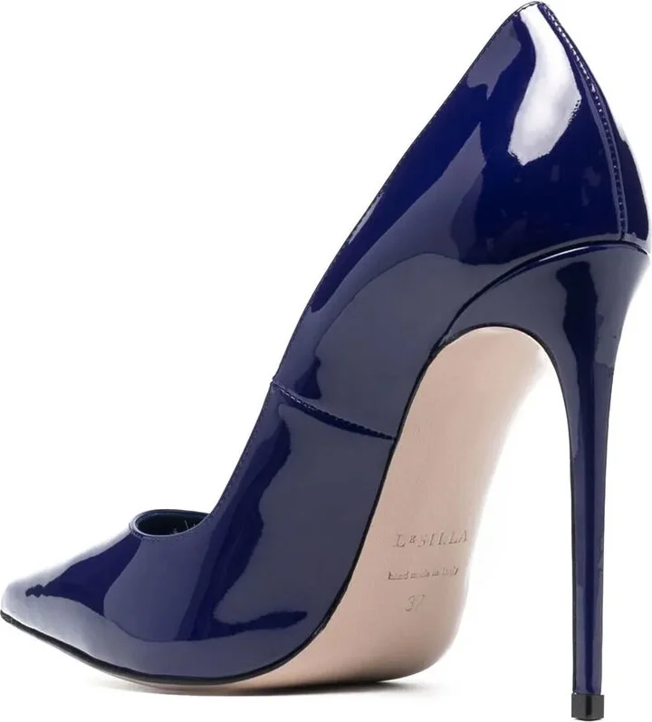125mm Eva patent leather pumps - Image 3