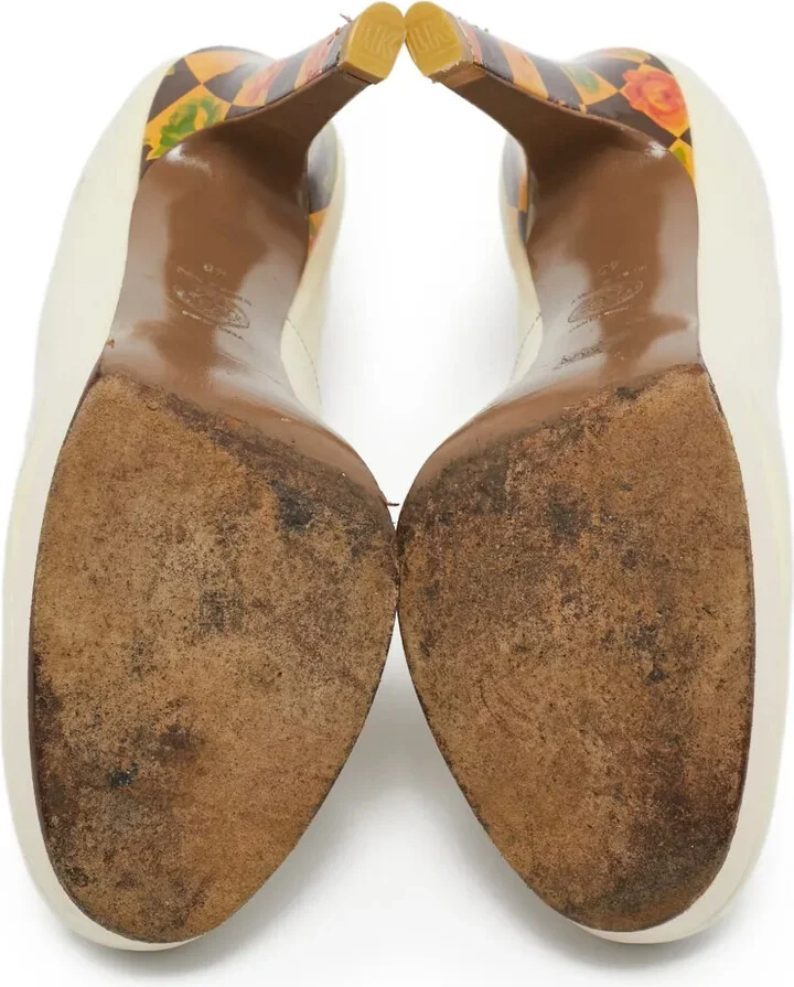 125mm Floral-Heel Pumps - Image 3