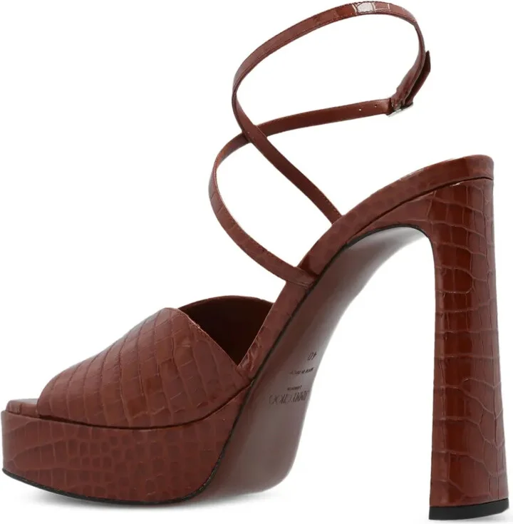 125mm Karli ankle-strap heeled sandals - Image 3