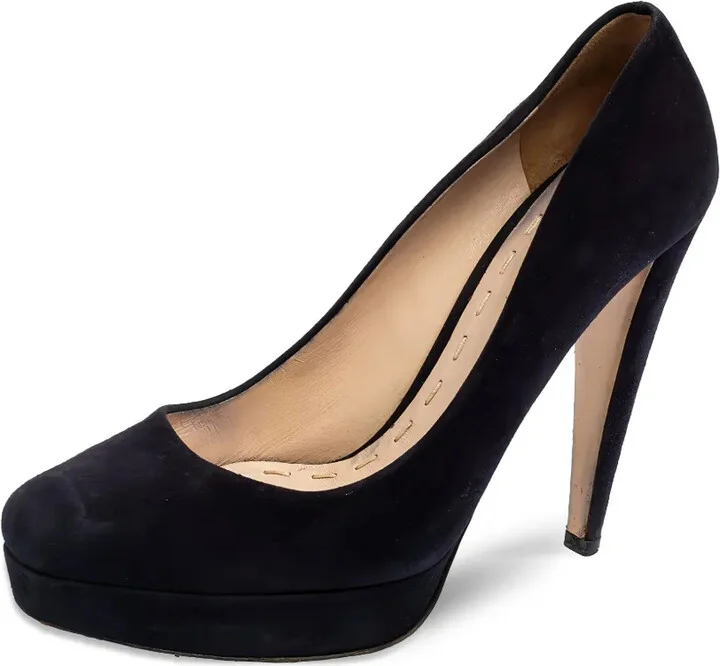 125mm Leather Heeled Pumps - Image 2