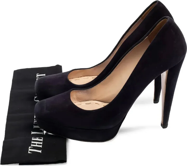125mm Leather Heeled Pumps - Image 5