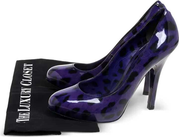 125mm Leather Heeled Pumps - Image 5
