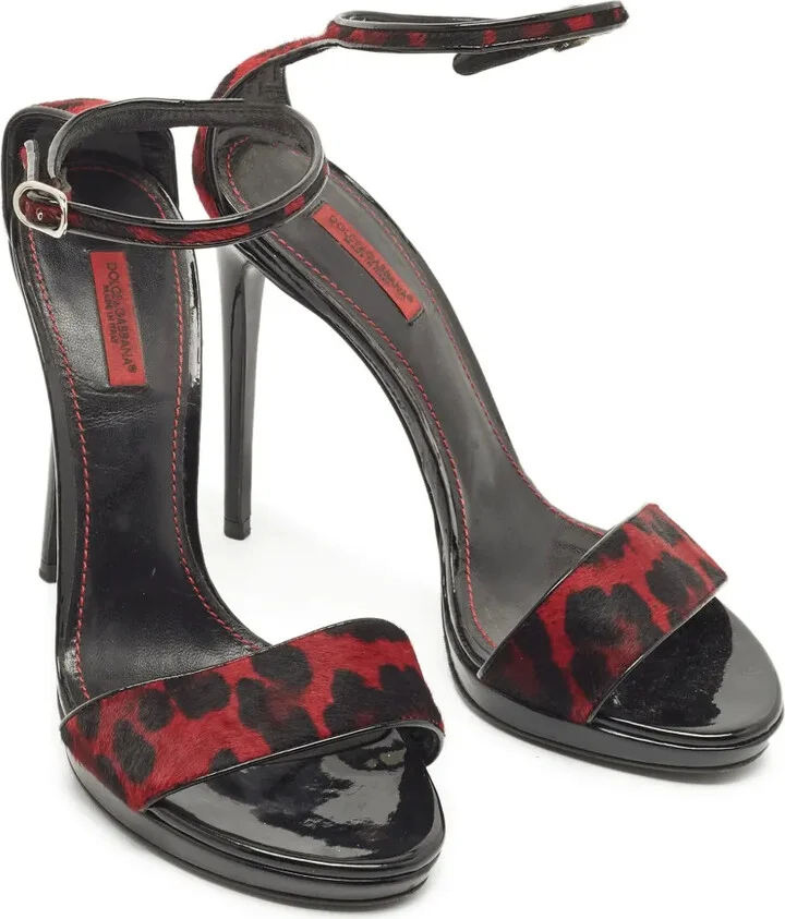 125mm Leopard-Print Sandals - Image 2