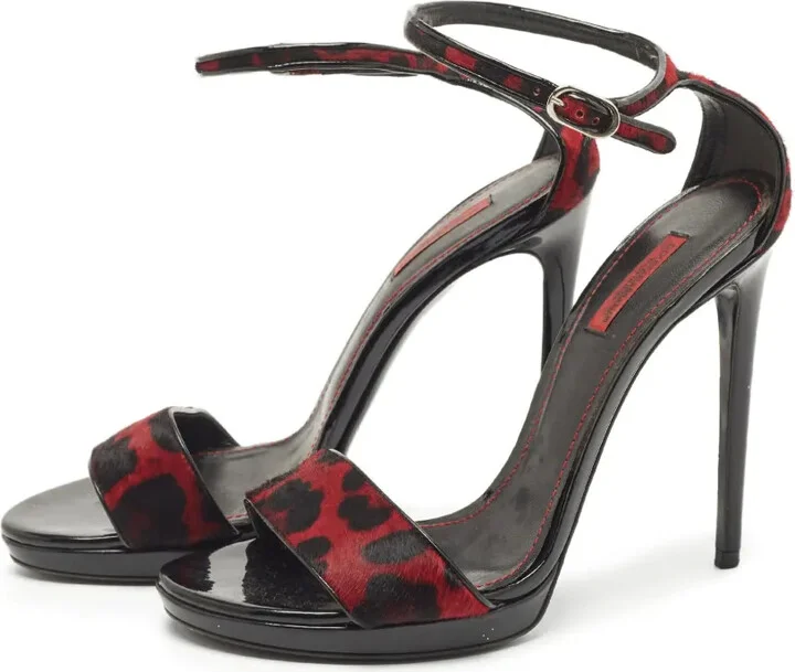 125mm Leopard-Print Sandals - Image 3