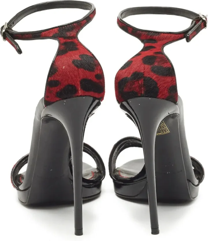 125mm Leopard-Print Sandals - Image 4