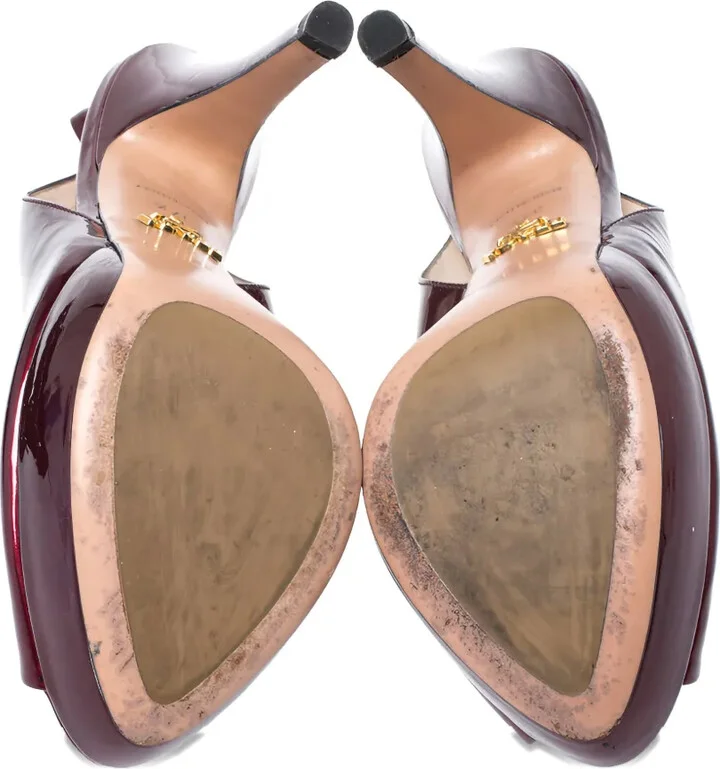 125mm Patent-Leather Slingback Pumps - Image 5