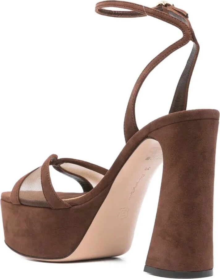 125mm Platform Ankle-Strap Sandals - Image 3