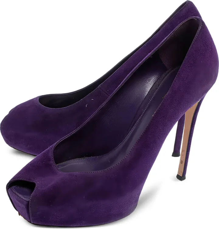 125mm Platform Peeptoe Pumps