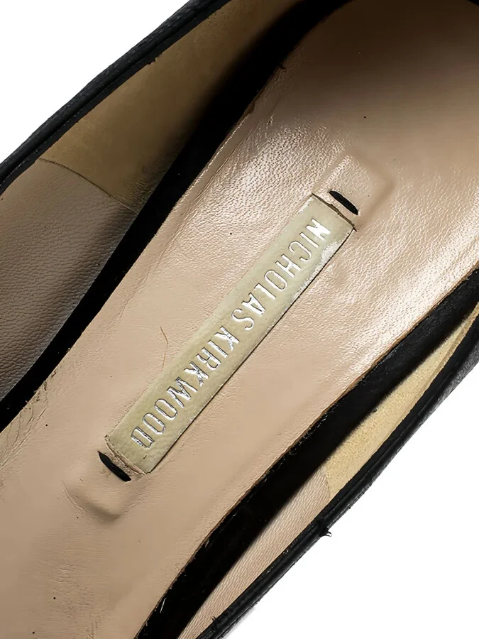 125mm Satin Platform Pumps - Image 5