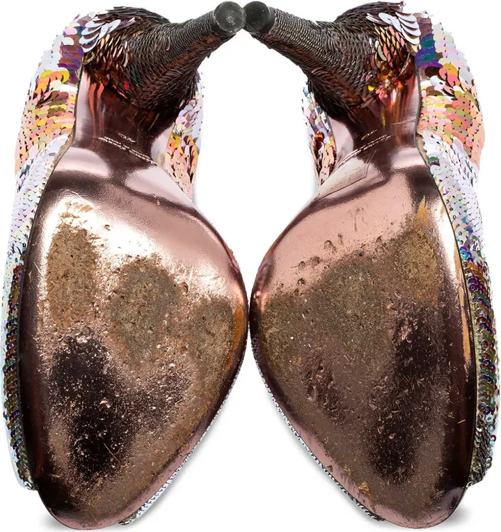 125mm Sequins Embellished pumps - Image 5