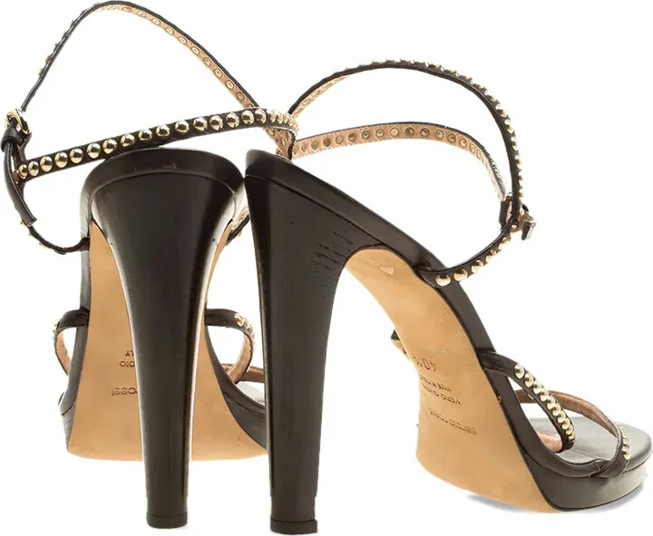 125mm Stud-Embellished Multi-Straps Sandals - Image 3