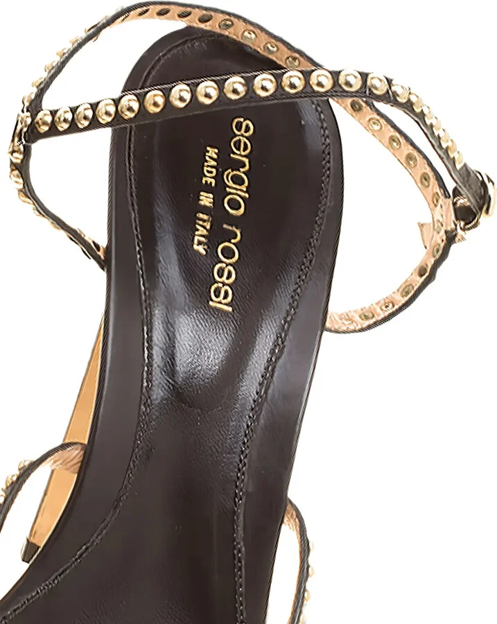 125mm Stud-Embellished Multi-Straps Sandals - Image 5