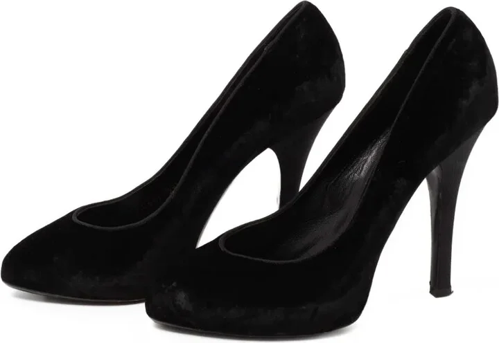 125mm Suede Heeled Pumps - Image 2