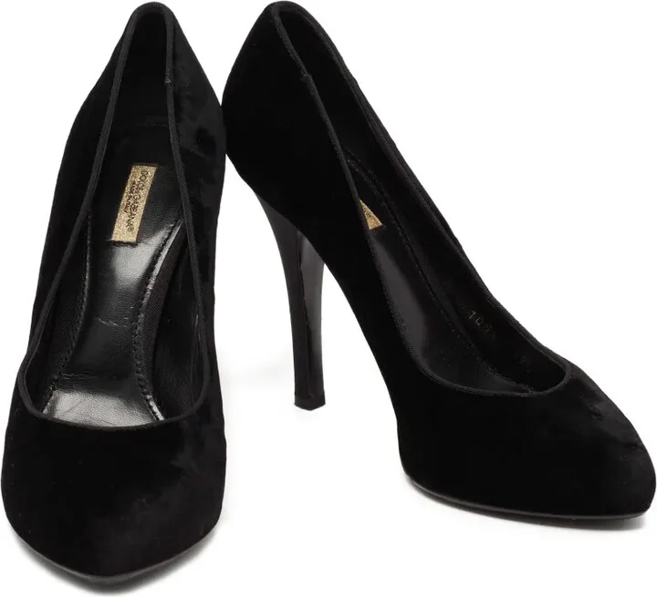 125mm Suede Heeled Pumps - Image 5
