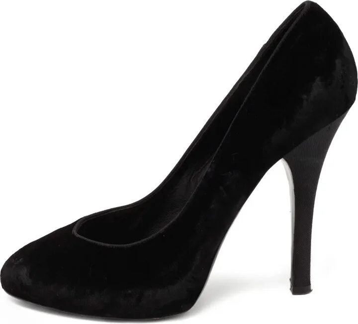 125mm Suede Heeled Pumps