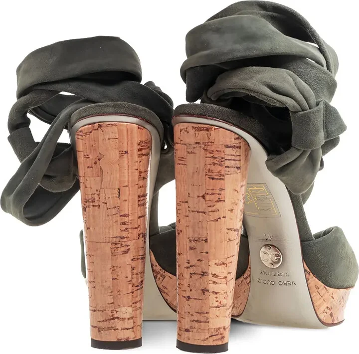 125mm Suede Sandals - Image 3