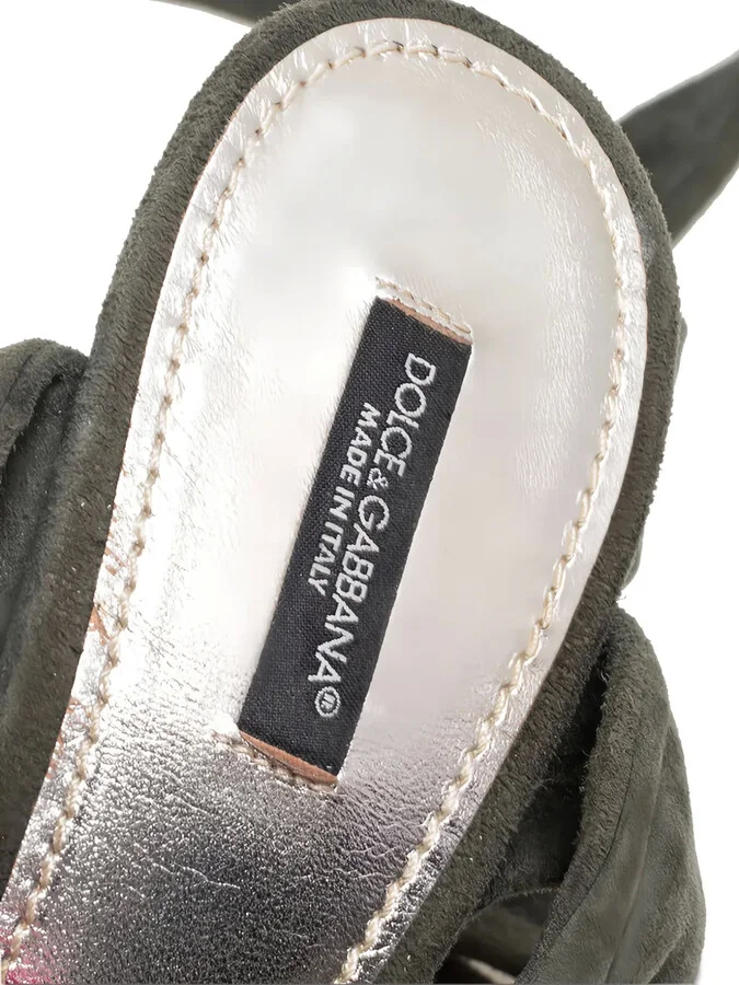 125mm Suede Sandals - Image 5