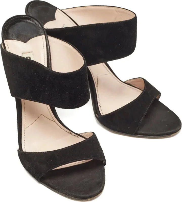 125mm Suede Sandals - Image 2