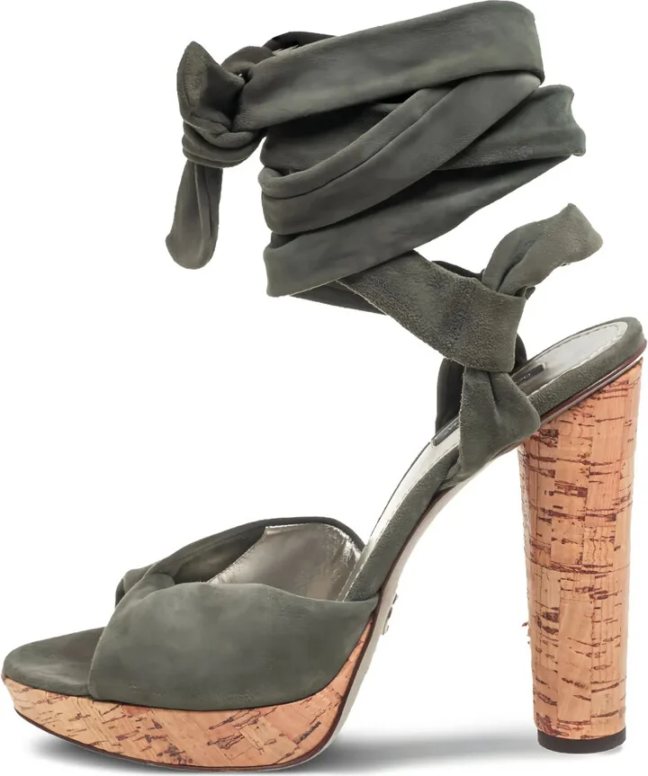 125mm Suede Sandals