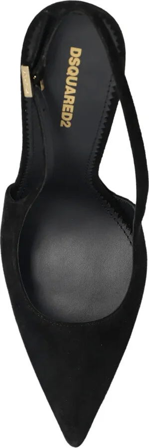 125mm Suede Slingback Pumps - Image 4