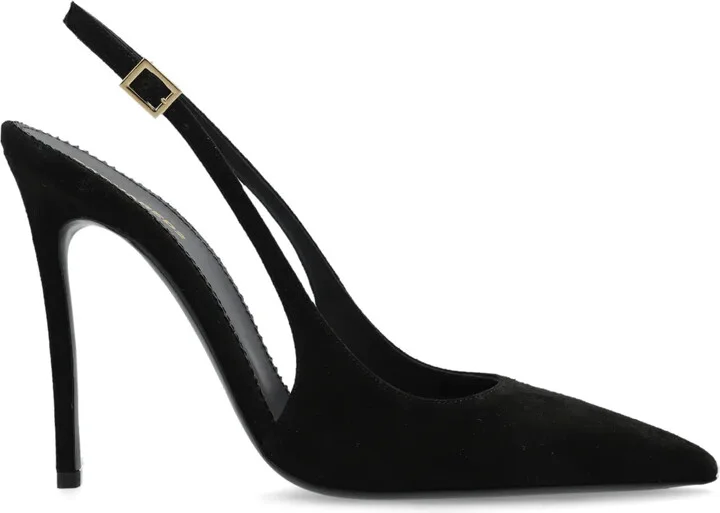 125mm Suede Slingback Pumps