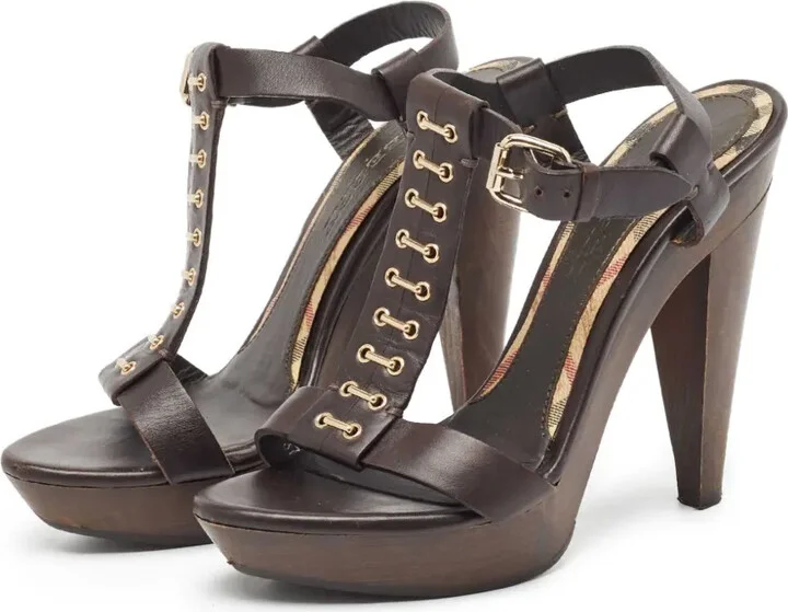 125mm T-strap sandals - Image 2