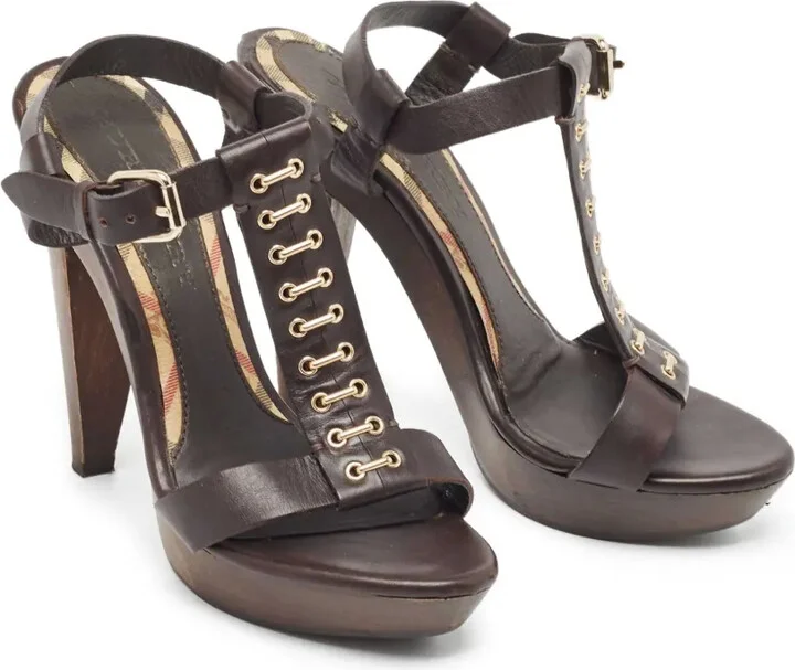 125mm T-strap sandals - Image 5
