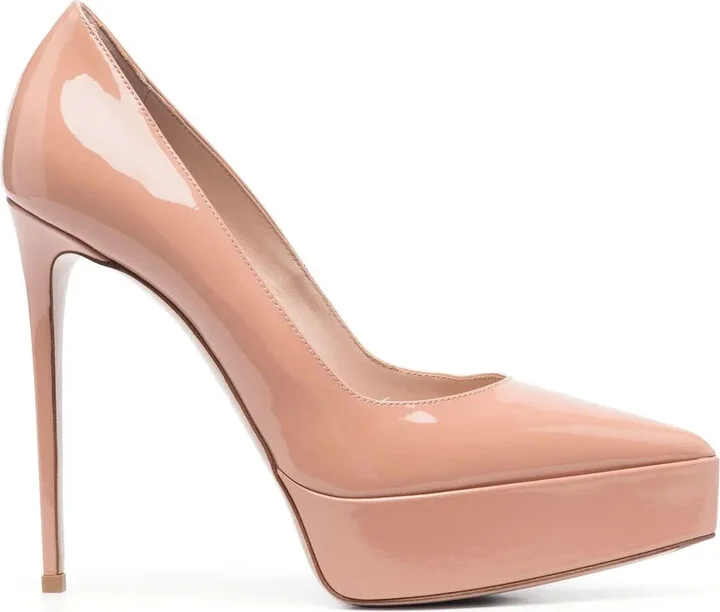 125mm Uma patent-leather pumps