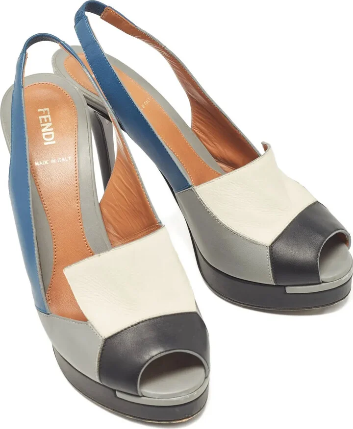 130mm Colour-Block Pumps - Image 2
