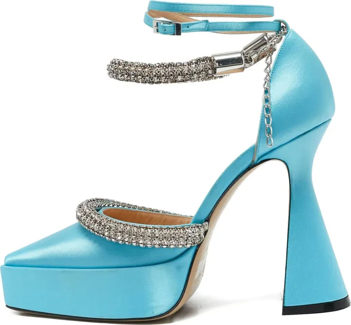 130mm Crystal-Embellished Heeled Sandals