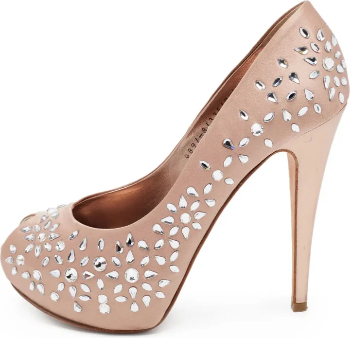 130mm Crystal-Embellished Sandals