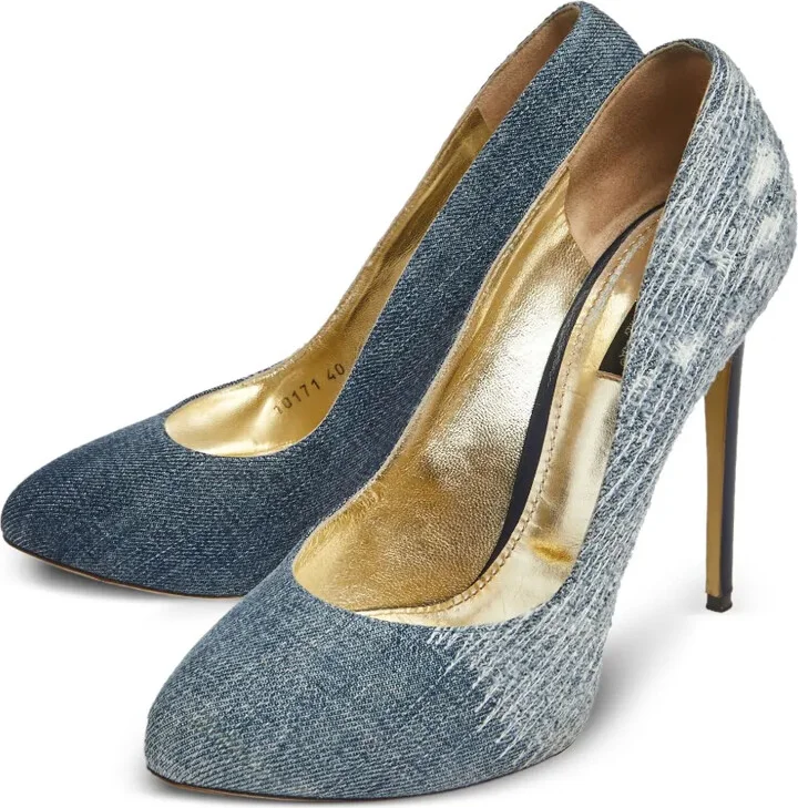 130mm Denim Pumps - Image 2
