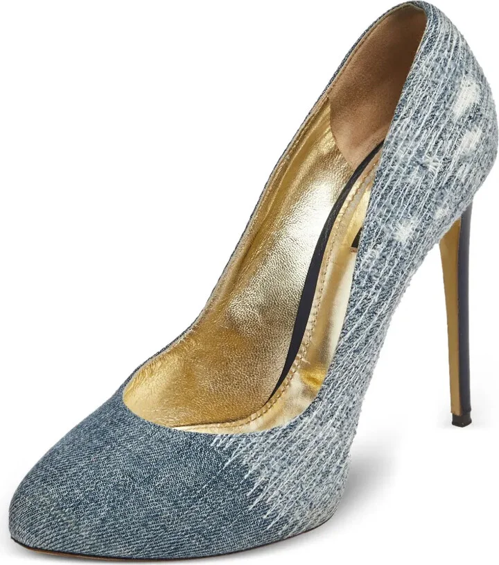 130mm Denim Pumps - Image 4