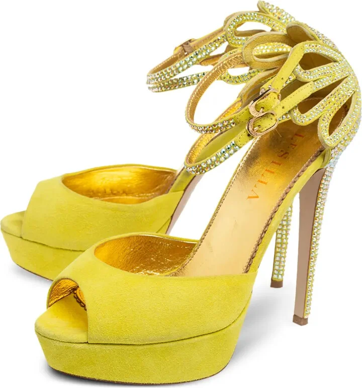 130mm Embellished-Strap Platform Sandals - Image 2