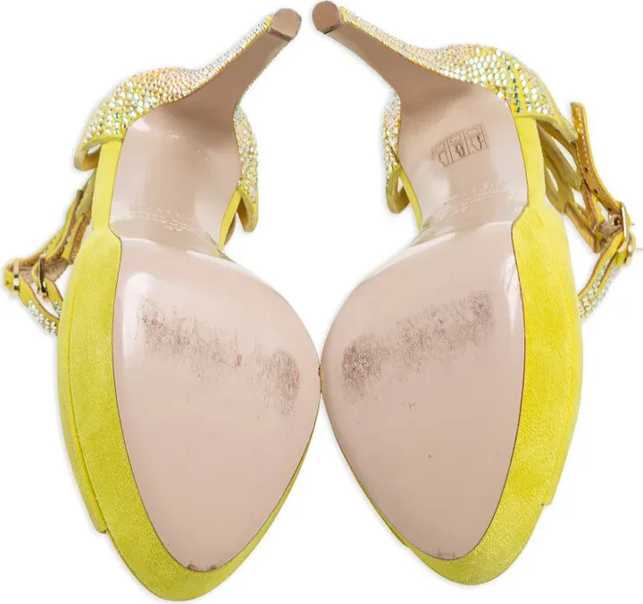 130mm Embellished-Strap Platform Sandals - Image 4