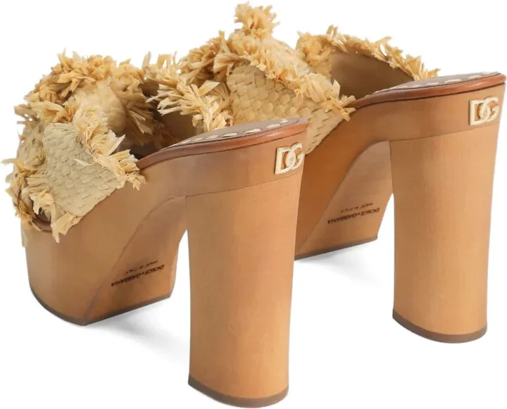 130mm Frayed-Detail Sandals - Image 3