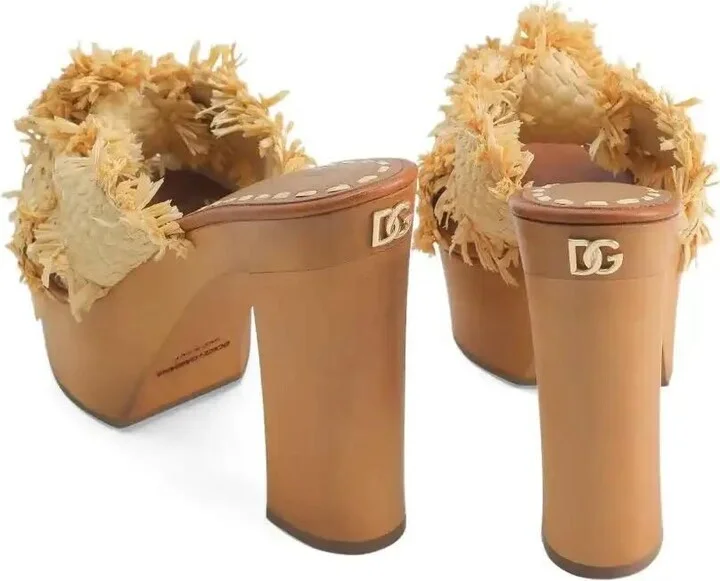 130mm Frayed-Detail Sandals - Image 4