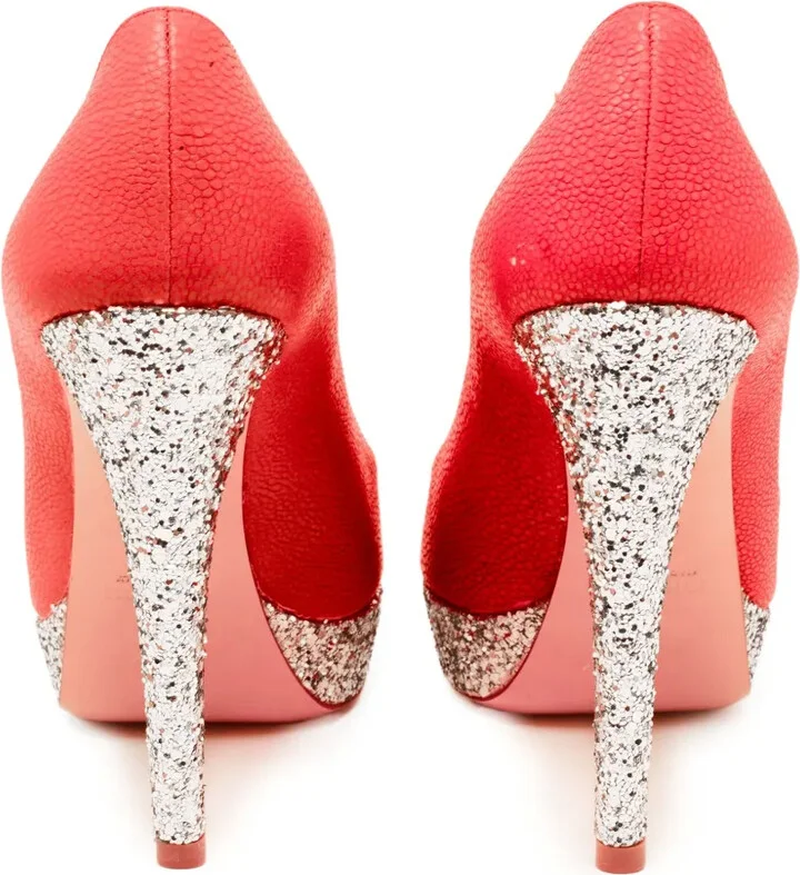 130mm Glitter-Detail Pumps - Image 3