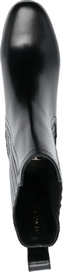 130mm Leather Ankle Boots - Image 4