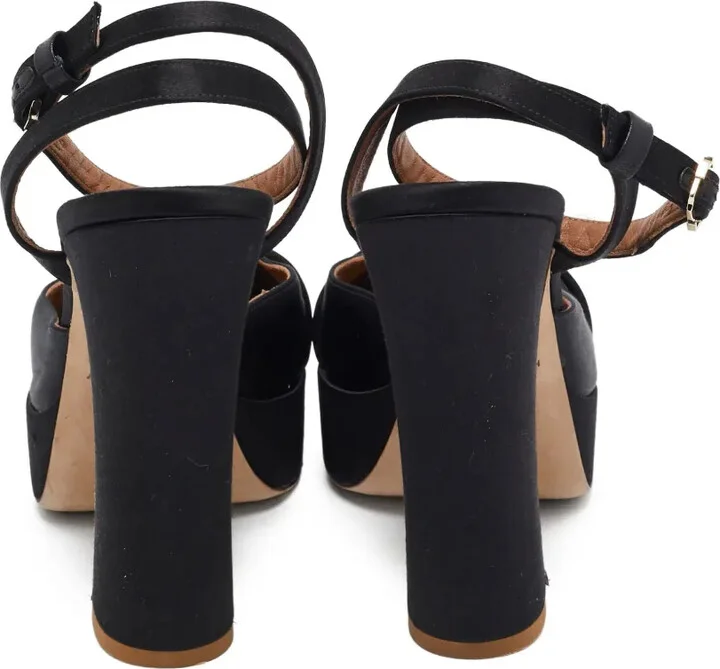 130mm Leather Heeled Pumps - Image 3