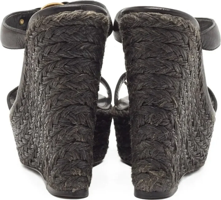 130mm Leather Heeled Sandals - Image 3