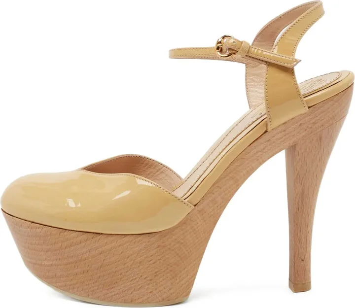 130mm Leather Heeled Sandals