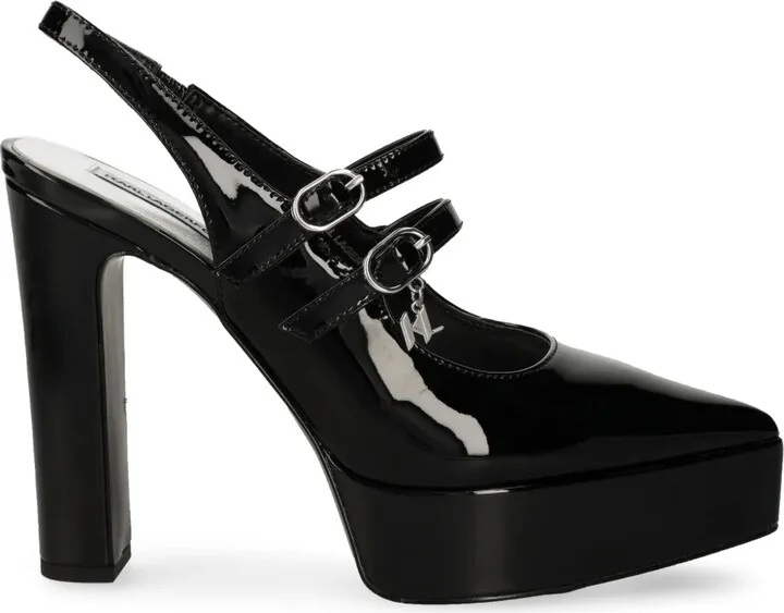 130mm Leather Pumps
