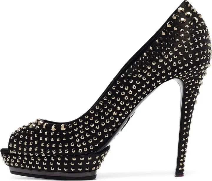 130mm Leather Pumps