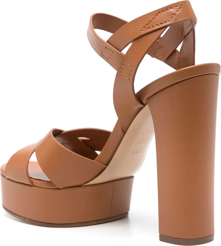 130mm Leather Sandals - Image 3