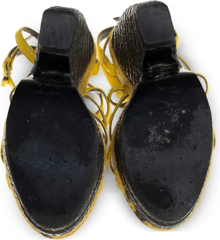 130mm Leather Sandals - Image 4