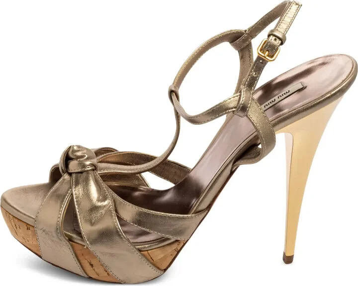 130mm Leather Sandals