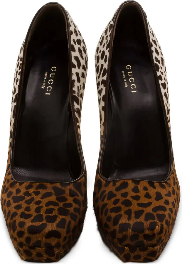 130mm Leopard-Print Pumps - Image 2